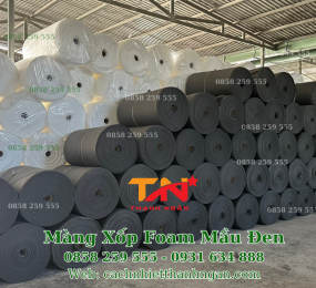Màng Xốp Foam Mầu Đen Giá Rẻ Tại Đồng Nai
