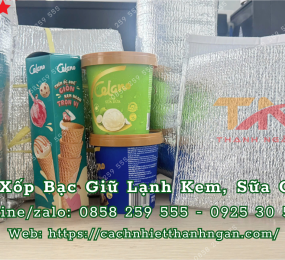 Túi Xốp Bạc Giữ Lạnh Cho Kem – Yogurt Tại TP.HCM | Giá Sỉ – Giao Nhanh