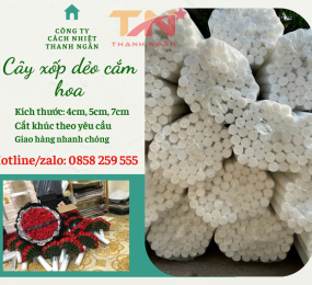 Cây Xốp Dẻo Cắm Hoa Giá Sỉ Tại Đồng Nai
