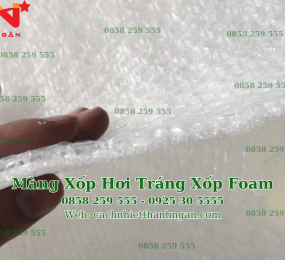 Màng Xốp Hơi Tráng Foam Theo Yêu Cầu Tại Đồng Nai