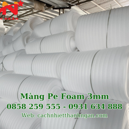 Màng Pe Foam 3mm, Màng Xốp Foam, Mút Pe Foam