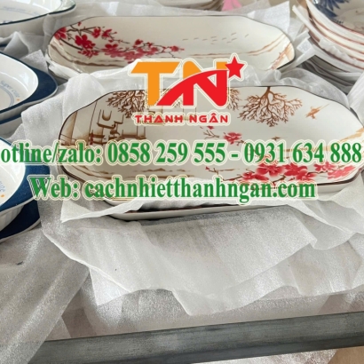 Màng Xốp Foam Bọc Lót Chén Đĩa Gốm Sứ