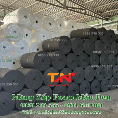 Màng Xốp Foam Mầu Đen Giá Rẻ Tại Đồng Nai