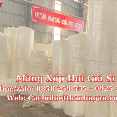 Màng Xốp Hơi Giá Sỉ: Giải Pháp Đóng Gói Toàn Diện, Hàng Có Sẵn Tại Cách Nhiệt Thanh Ngân