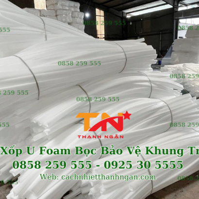 Nẹp Xốp U Foam Bọc Bảo Vệ Khung Tranh