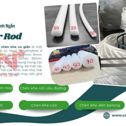 Đơn Vị Sản Xuất Thanh Xốp Chèn Khe ( Thanh Rod Đặc ) Giá Rẻ