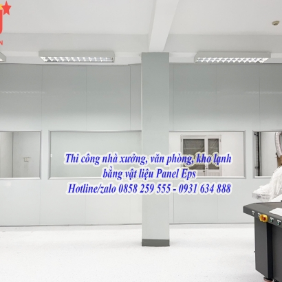 Thi Công Vách Panel Văn Phòng Nhà Xưởng, Đơn Vị Thi Công Chuyên Nghiệp Uy Tín