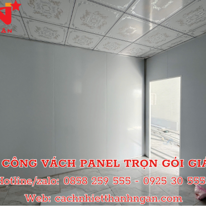 Thi Công Vách Ngăn Panel EPS Giá Rẻ Tại Bình Dương – Giải Pháp Nhanh, Bền, Tiết Kiệm