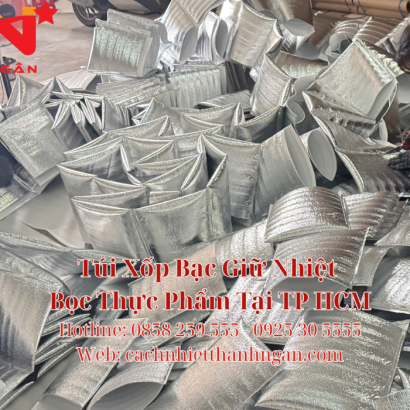 Túi Bạc Giữ Nhiệt Đóng Gói Thực Phẩm Tại TP HCM -Túi Xốp Bạc Giữ Nhiệt Đến 6h