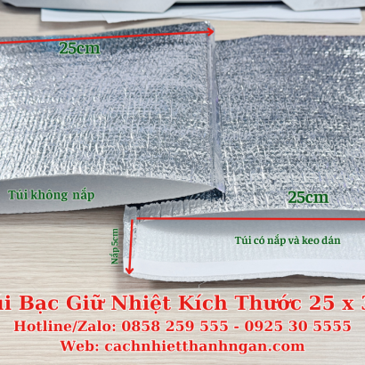 Túi Bạc Giữ Nhiệt Kích Thước 25 x 30cm tại TP HCM 