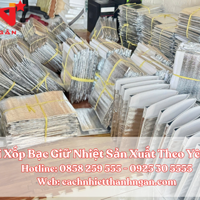 Túi Bạc Giữ Nhiệt Đóng Gói Thực Phẩm Tại TP HCM -Túi Xốp Bạc Giữ Nhiệt Đến 6h