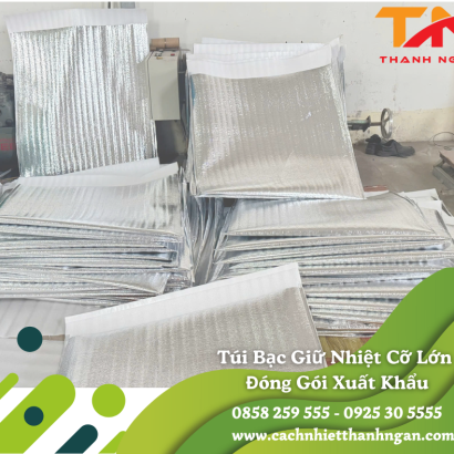 Túi Bạc, Túi Lá Nhôm Giữ Nhiệt Cỡ Lớn Tại Bình Dương