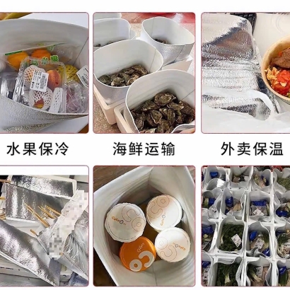Túi Bạc Giữ Nhiệt Đóng Gói Thực Phẩm Tại TP HCM -Túi Xốp Bạc Giữ Nhiệt Đến 6h