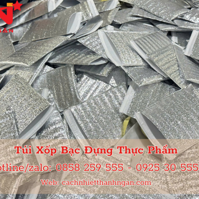 Túi Bạc Giữ Nhiệt Đóng Gói Thực Phẩm Tại TP HCM -Túi Xốp Bạc Giữ Nhiệt Đến 6h