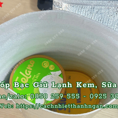 Túi Xốp Bạc Giữ Lạnh Cho Kem – Yogurt Tại TP.HCM | Giá Sỉ – Giao Nhanh