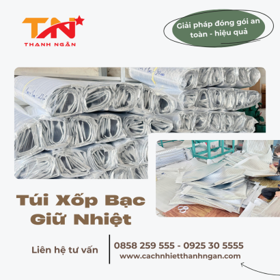 Túi Bạc, Túi Lá Nhôm Giữ Nhiệt Cỡ Lớn Tại Bình Dương