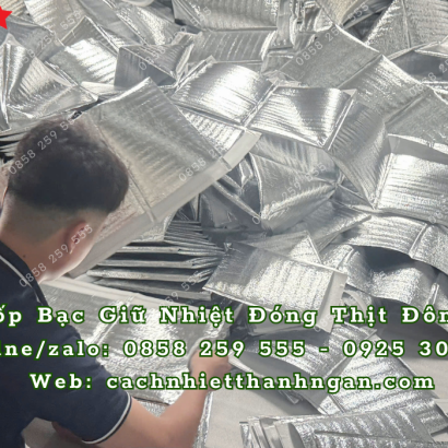 Túi Xốp Bạc Giữ Nhiệt Đóng Thịt Đông Lạnh Cho Siêu Thị Tại TP HCM, Bình Dương