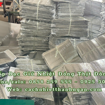 Túi Xốp Bạc Giữ Nhiệt Đóng Thịt Đông Lạnh Cho Siêu Thị Tại TP HCM, Bình Dương