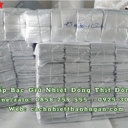 Túi Xốp Bạc Giữ Nhiệt Đóng Thịt Đông Lạnh Cho Siêu Thị Tại TP HCM, Bình Dương
