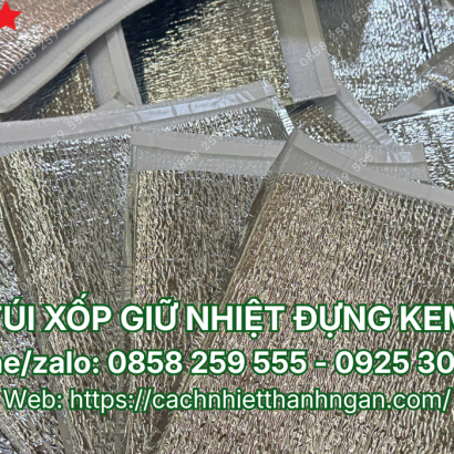 Túi Xốp Bạc Giữ Lạnh Cho Kem – Yogurt Tại TP.HCM | Giá Sỉ – Giao Nhanh