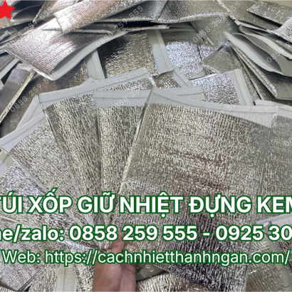 TÚI XỐP BẠC GIỮ NHIỆT ĐỰNG KEM TẠI QUẬN 7, TP.HCM – GIẢI PHÁP BẢO QUẢN LẠNH HIỆU QUẢ CHO CỬA HÀNG & SHIPPER