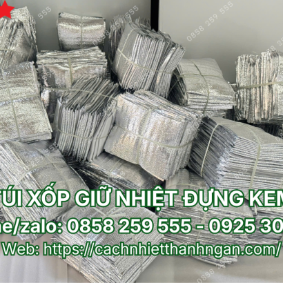 TÚI XỐP BẠC GIỮ NHIỆT ĐỰNG KEM TẠI QUẬN 7, TP.HCM – GIẢI PHÁP BẢO QUẢN LẠNH HIỆU QUẢ CHO CỬA HÀNG & SHIPPER