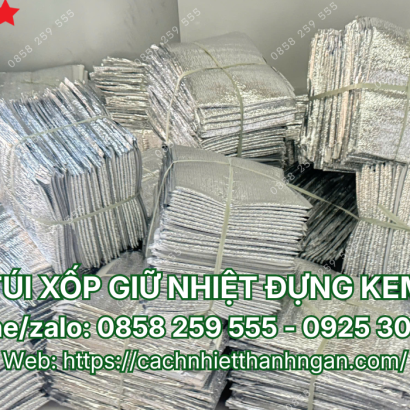 TÚI XỐP BẠC GIỮ NHIỆT ĐỰNG KEM TẠI QUẬN 7, TP.HCM – GIẢI PHÁP BẢO QUẢN LẠNH HIỆU QUẢ CHO CỬA HÀNG & SHIPPER