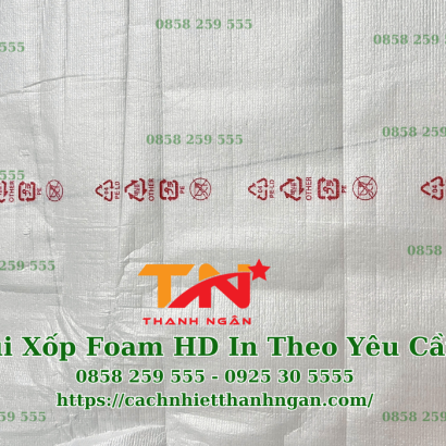 Túi Xốp Foam HDPE In Theo Yêu Cầu Tại Đồng Nai
