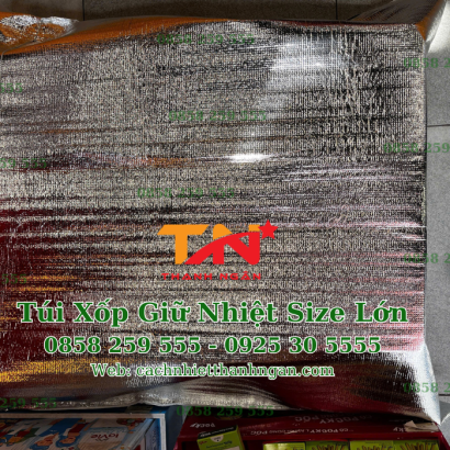  Túi Xốp Bạc Giữ Nhiệt Cỡ Lớn Bọc Hàng Đông Lạnh