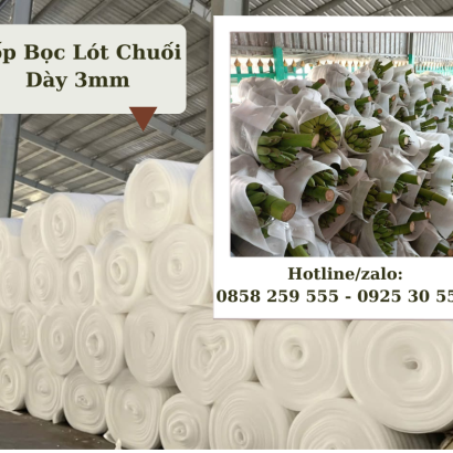 Mút Xốp Lót Chuối Dày 3mm Tại Đồng Nai, Bình Dương, TP HCM