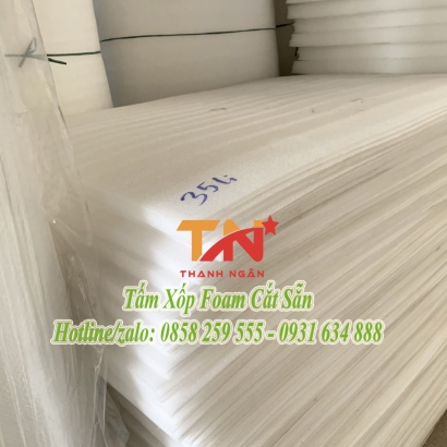 Xốp Pe Foam Dạng Tấm Cắt Sẵn, Ưu Điểm Và Ứng Dụng Xốp Foam Dạng Tấm